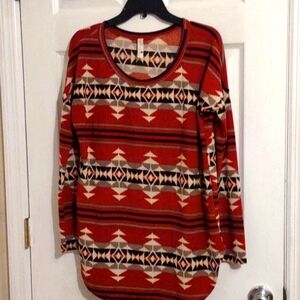 PINK OWL multicolor blouse size medium